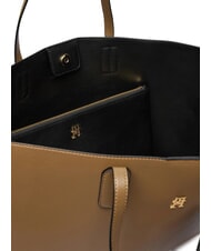 TOMMY HILFIGER TH ICON Geantă de cumpărături cu clutch Taupe nordic - Genți femei - 4