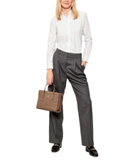 TOMMY HILFIGER TH CITY Geantă de m&acirc;nă, cu curea de umăr Taupe nordic - Genți femei - 5