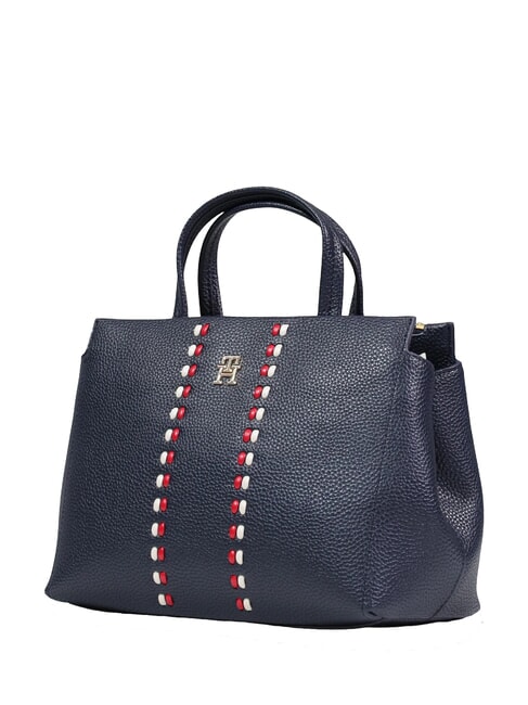 TH TIMELESS Geantă de m&acirc;nă, cu curea de umăr albastru spațial - Genți femei