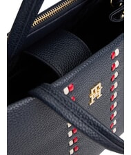 TOMMY HILFIGER TH TIMELESS Geantă de m&acirc;nă, cu curea de umăr albastru spațial - Genți femei - 4