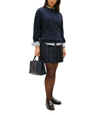 TOMMY HILFIGER TH TIMELESS Geantă de m&acirc;nă, cu curea de umăr albastru spațial - Genți femei - 5