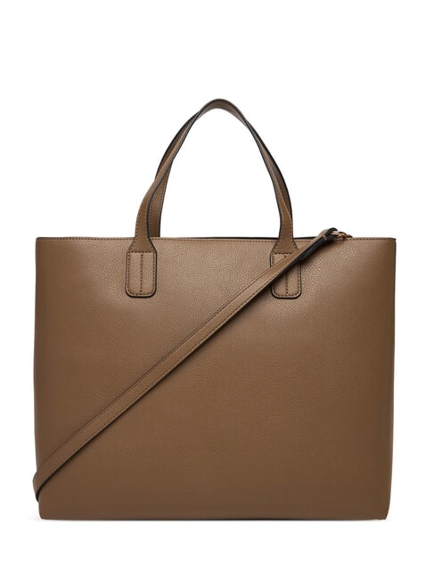 TH ICON Geantă de m&acirc;nă, cu curea de umăr Taupe nordic - Genți femei