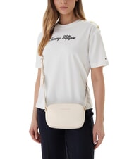 TOMMY HILFIGER TH LOGO Geantă de umăr mini muselină - Genți femei - 5