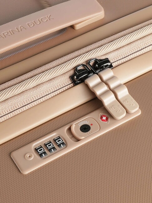 FLYDUCK Cărucior mare extensibil Șampanie - Trolere rigide