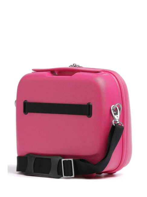 D-DROP 2.0 Husă de frumusețe rigidă cu curea de umăr trandafir de zmeura - Truse de toaletă