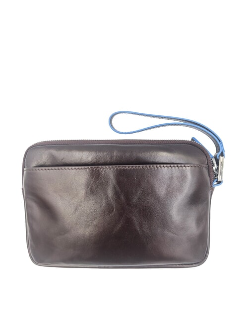 BLUE SQUARE Husă din piele pentru carduri MAHOGANY - Portofele bărbați