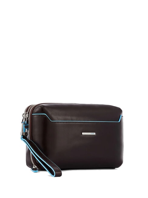 BLUE SQUARE Husă din piele pentru carduri MAHOGANY - Portofele bărbați