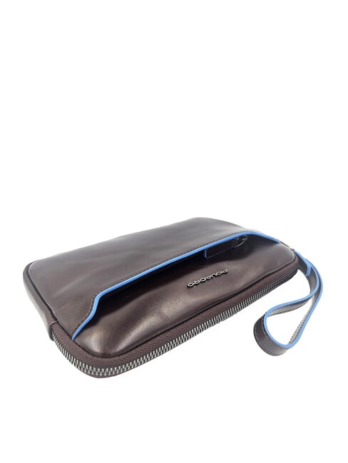 BLUE SQUARE Husă din piele pentru carduri MAHOGANY - Portofele bărbați