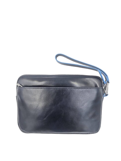 BLUE SQUARE Husă din piele pentru carduri albastru - Portofele bărbați