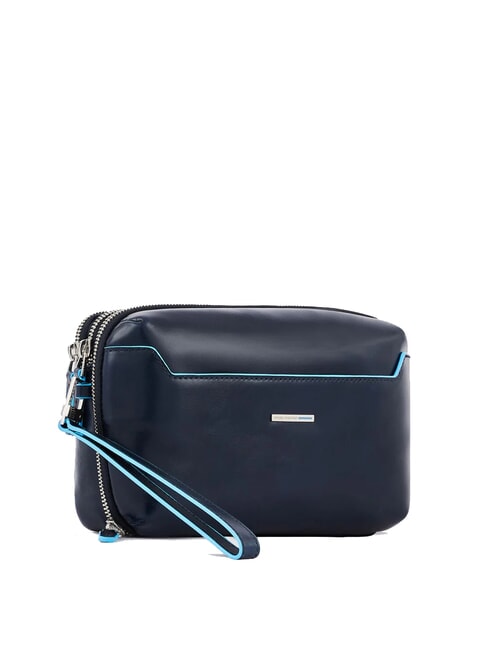 BLUE SQUARE Husă din piele pentru carduri albastru - Portofele bărbați