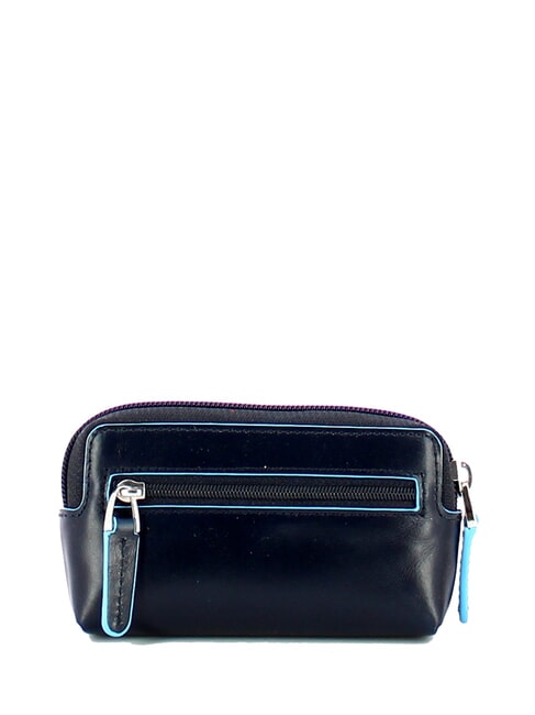 BLUE SQUARE Husă de chei din piele albastru - Portchei