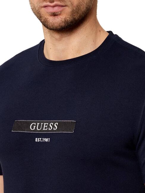 LOGO BOX Tricou slim fit cu m&acirc;necă scurtă smartblue - tricou