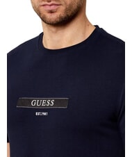 GUESS LOGO BOX Tricou slim fit cu m&acirc;necă scurtă smartblue - tricou - 3