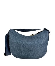 BORBONESE LUNA BAG SMALL ECO LINE Geantă LUNA Hobo, Mic albastru lapislazuli - Genți femei - 2