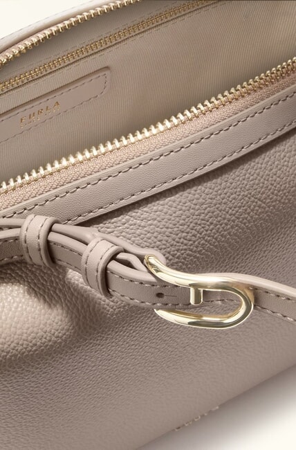 DOUBLE Geantă tip ghiozdan din piele cu curea de umăr lenjerie - Genți femei