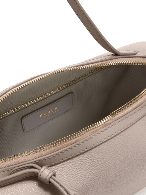 DOUBLE Geantă de umăr din piele lenjerie - Genți femei