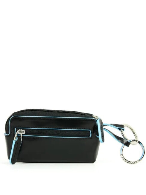 BLUE SQUARE Husă de chei din piele negru - Portchei