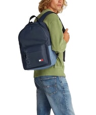 TOMMY HILFIGER TJM DAILY + DOME Rucsac pentru laptop de 14" bleumarin noapte &icirc;ntunecată - Rucsacuri pentru laptop - 4