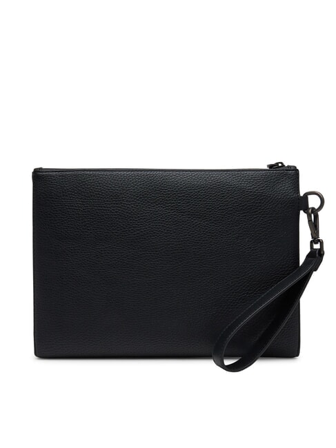TH MONOGRAM Geantă clutch bărbătească cu manșetă negru - Truse de toaletă
