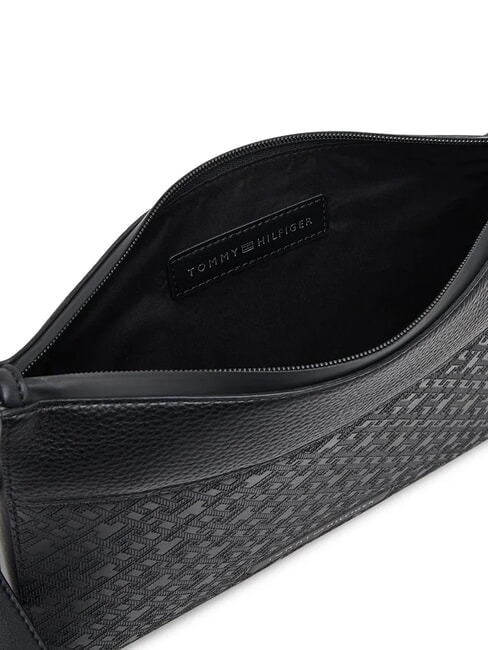 TH MONOGRAM Geantă clutch bărbătească cu manșetă negru - Truse de toaletă