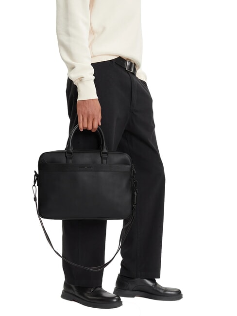 TH CORP Servietă pentru laptop de 13" negru - Serviete birou