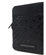 TOMMY HILFIGER TH MONOGRAM Geantă mini reporter negru - Genți de umăr bărbați - 4