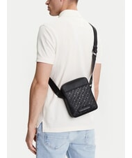 TOMMY HILFIGER TH MONOGRAM Geantă mini reporter negru - Genți de umăr bărbați - 6