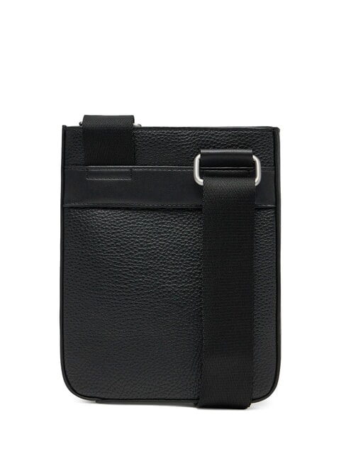 TH CENTRAL Geantă mică plată negru - Genți de umăr bărbați