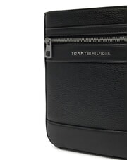 TOMMY HILFIGER TH CENTRAL Geantă mică plată negru - Genți de umăr bărbați - 3