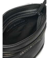 TOMMY HILFIGER TH CENTRAL Geantă mică plată negru - Genți de umăr bărbați - 6