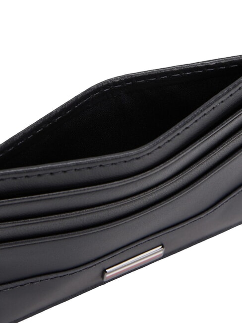 TH CORP Portcard plat din piele albastru spațial - Portofele bărbați