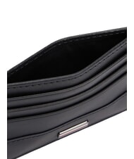 TOMMY HILFIGER TH CORP Portcard plat din piele albastru spațial - Portofele bărbați - 3