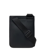 TOMMY HILFIGER TH FOUNDATION Geantă mică plată din nailon negru - Genți de umăr bărbați - 2