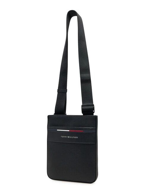 TH FOUNDATION Geantă mică plată din nailon negru - Genți de umăr bărbați