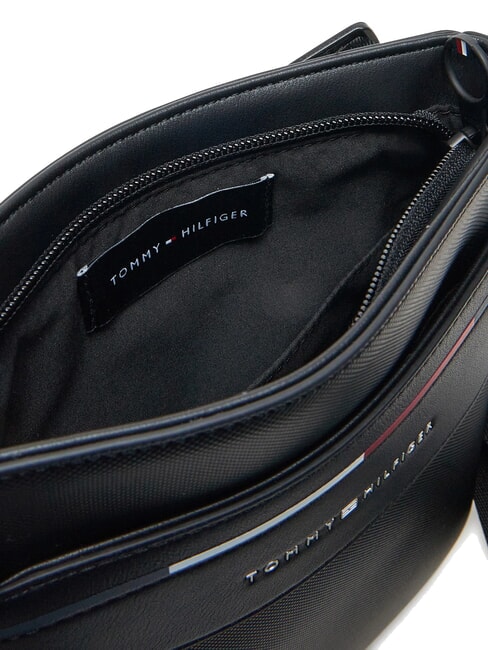 TH FOUNDATION Geantă mică plată din nailon negru - Genți de umăr bărbați