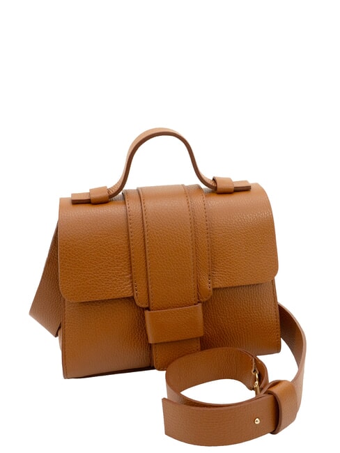 SABRINA Geantă elegantă din piele de un dolar piele &icirc;nchisă la culoare - Genți femei