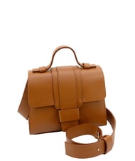 LESAC SABRINA Geantă elegantă din piele de un dolar piele &icirc;nchisă la culoare - Genți femei - 2