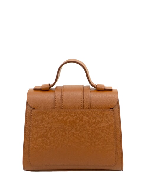 SABRINA Geantă elegantă din piele de un dolar piele &icirc;nchisă la culoare - Genți femei