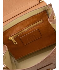 LESAC SABRINA Geantă elegantă din piele de un dolar piele &icirc;nchisă la culoare - Genți femei - 6