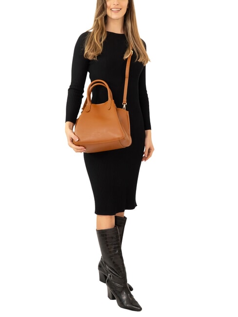 ALICE Geanta de mana din piele cu bareta de umar piele &icirc;nchisă la culoare - Genți femei