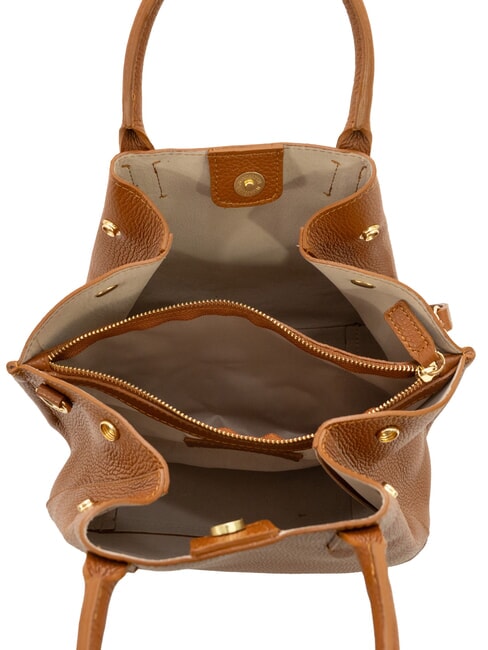 ALICE Geanta de mana din piele cu bareta de umar piele &icirc;nchisă la culoare - Genți femei