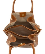 LESAC ALICE Geanta de mana din piele cu bareta de umar piele &icirc;nchisă la culoare - Genți femei - 7