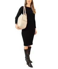 LESAC TRIO Rucsac din piele de struț struț alb - Genți femei - 4