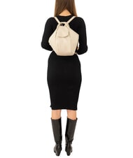 LESAC TRIO Rucsac din piele de struț struț alb - Genți femei - 6