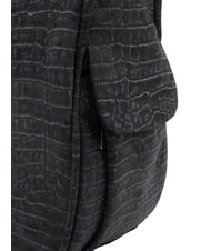 LESAC TRIO Rucsac din piele de crocodil albastru de cocos - Genți femei - 7