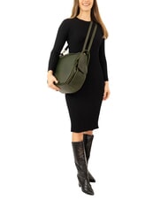 LESAC TRIO Rucsac din piele Nappa verde - Genți femei - 5