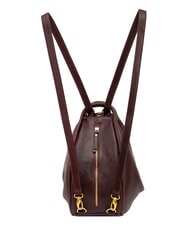 LESAC TRIO Rucsac din piele Nappa vișiniu &icirc;nchis - Genți femei - 2