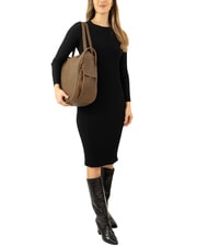 LESAC TRIO Rucsac din piele Nappa turturele - Genți femei - 4