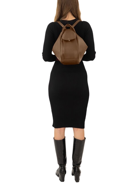 TRIO Rucsac din piele Nappa turturele - Genți femei