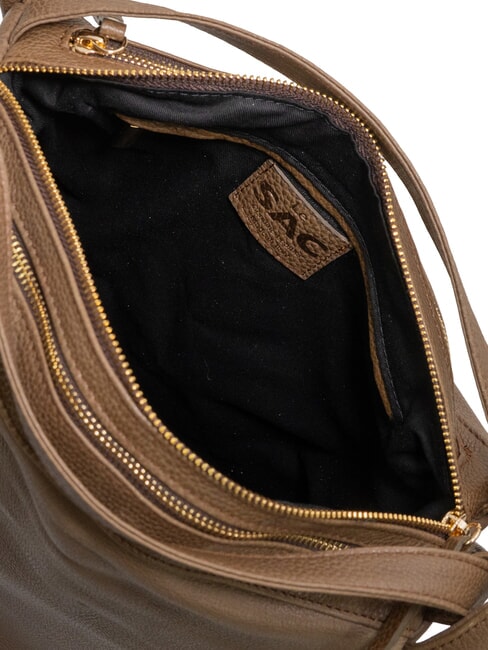 TRIO Rucsac din piele Nappa turturele - Genți femei